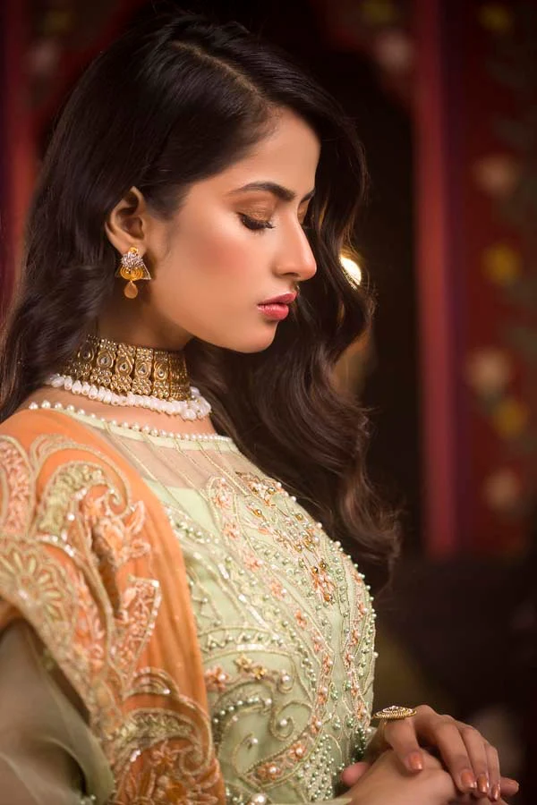 Aashiyana - Luxury Embroidered & Hand Embellished Organza - Image 3