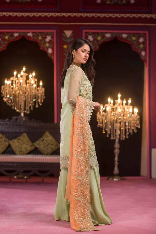Aashiyana - Luxury Embroidered & Hand Embellished Organza - Image 4