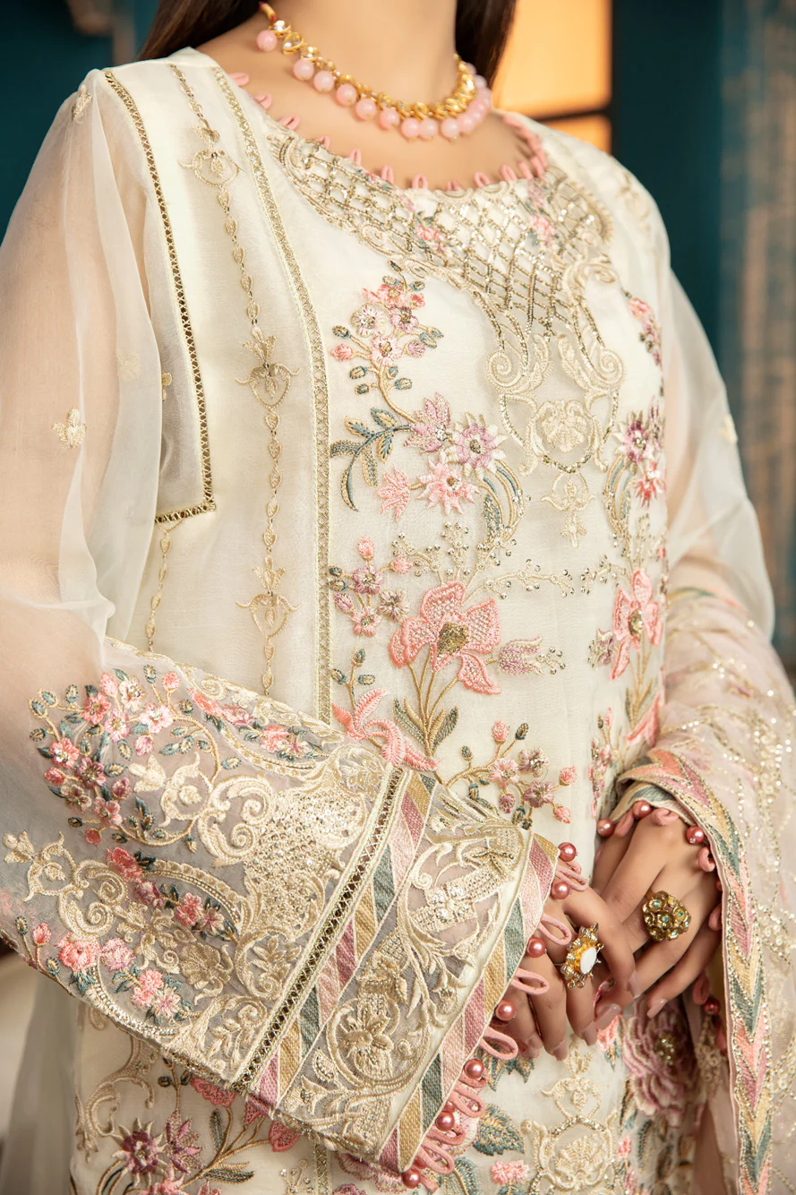 Acadia White - Luxury Pret 4PC - Image 5