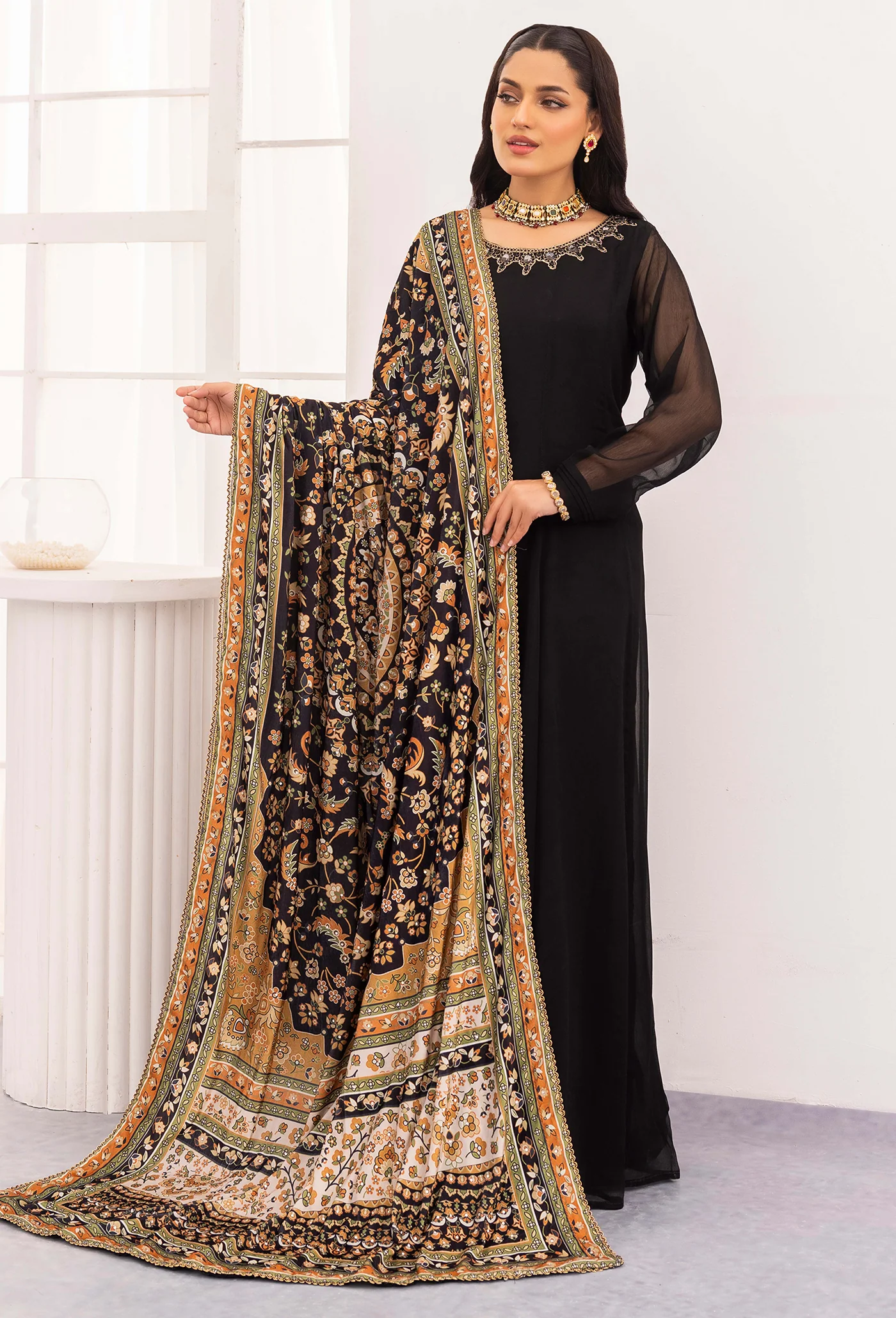 Adan's Velvet- Shawl 5441 - Image 2