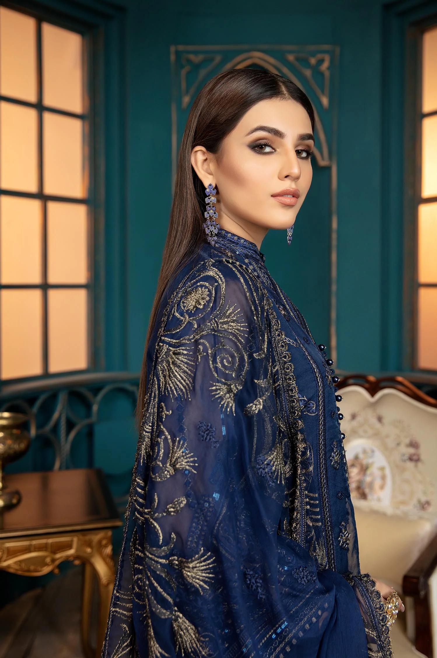 Aegean Denim - Luxury Pret 4PC - Image 4