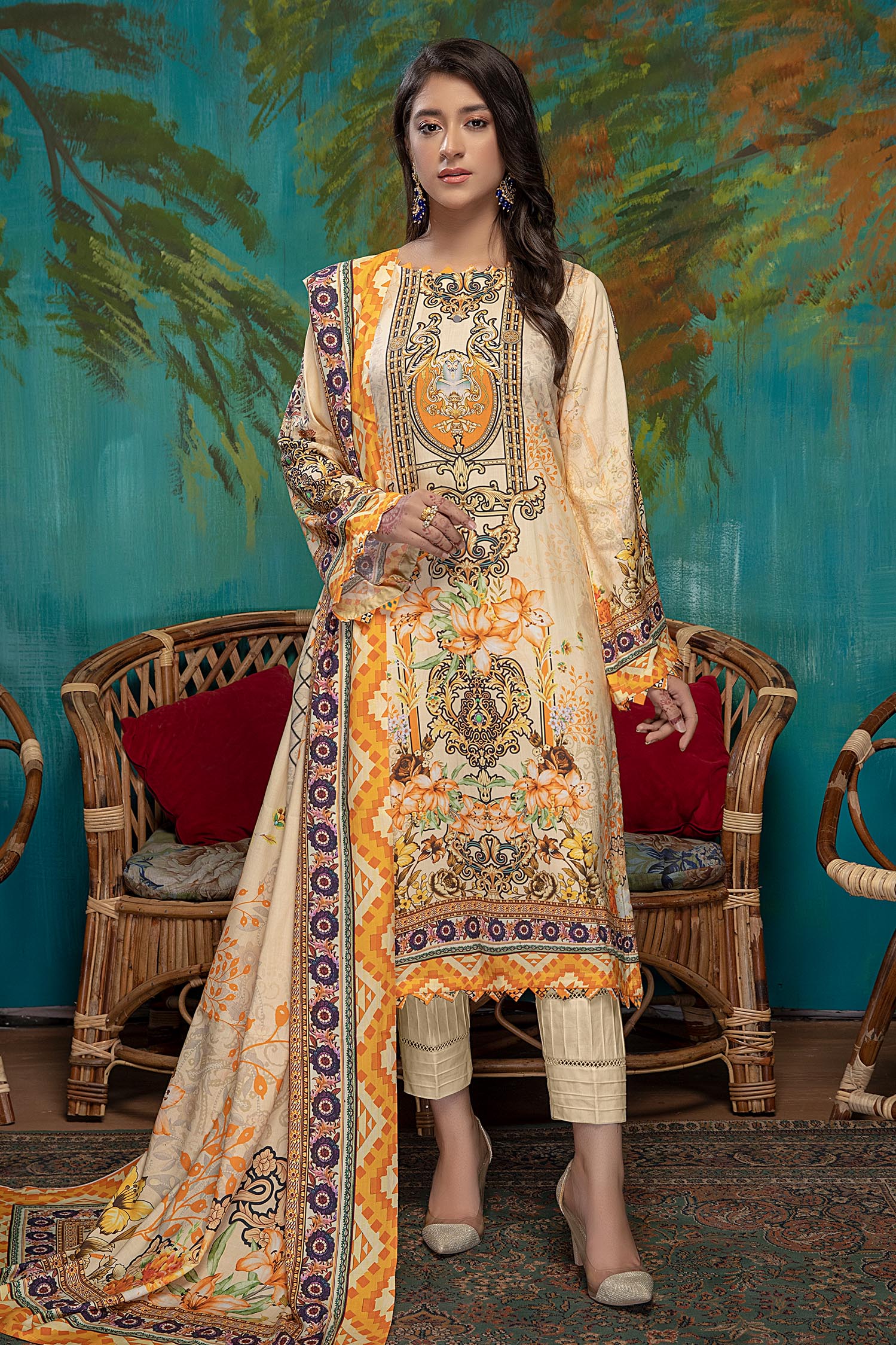 Alba - Digital Printed Linen - Image 4