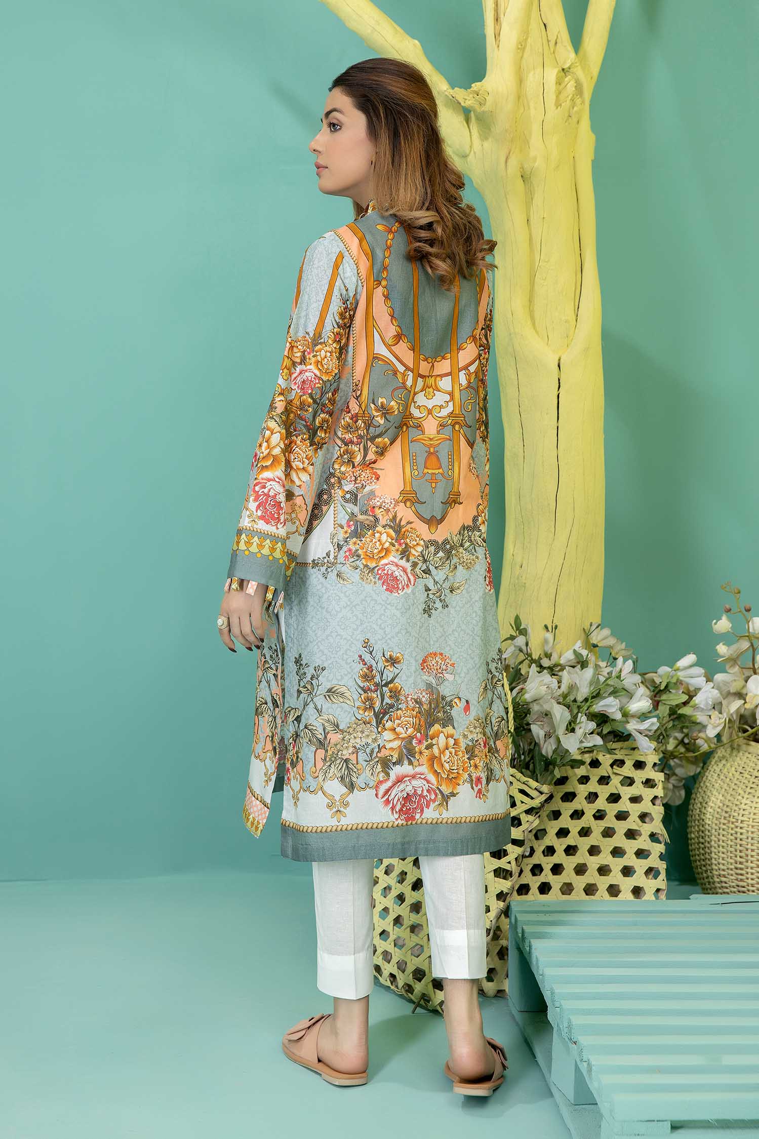 Aqiun - Stitched Lawn Shirt - Image 2
