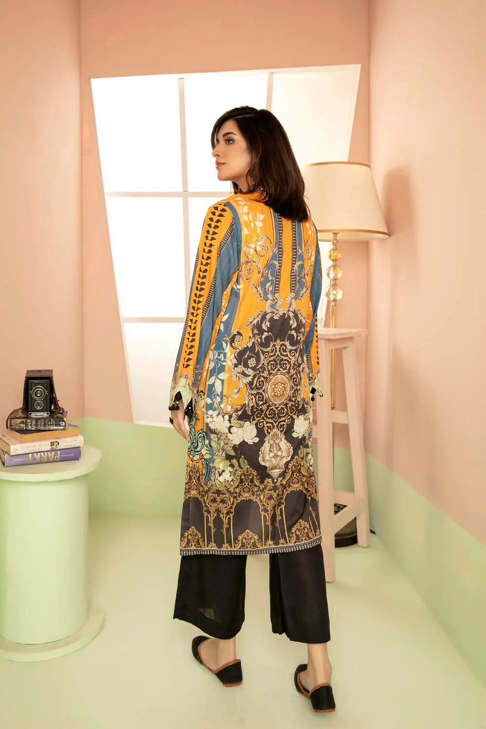 Arshi - Printed Stitch Kurti - Image 3