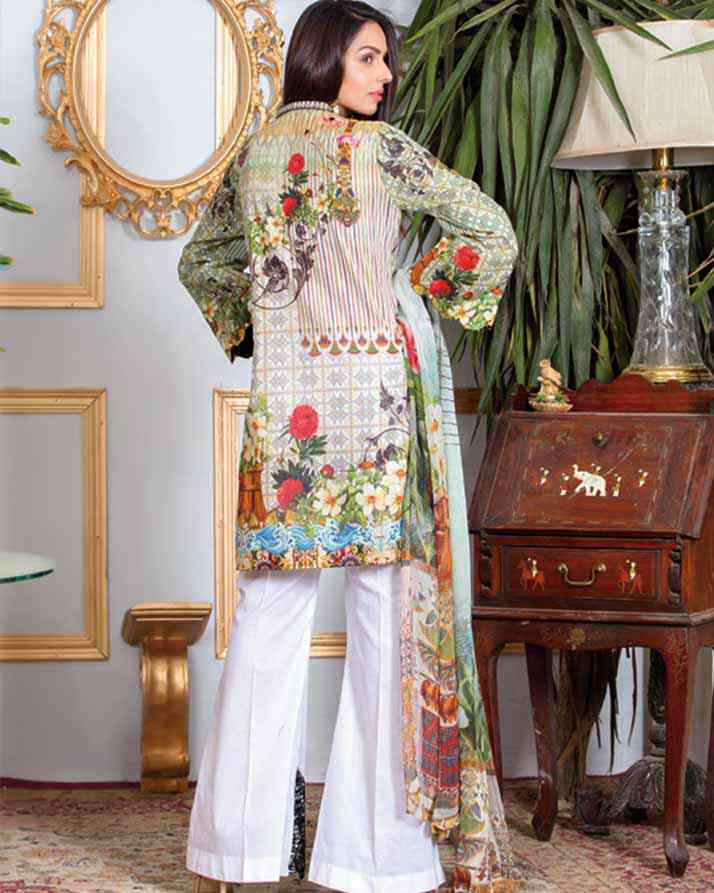 ASH WHITE (Lawn - 3 Piece) - Image 2