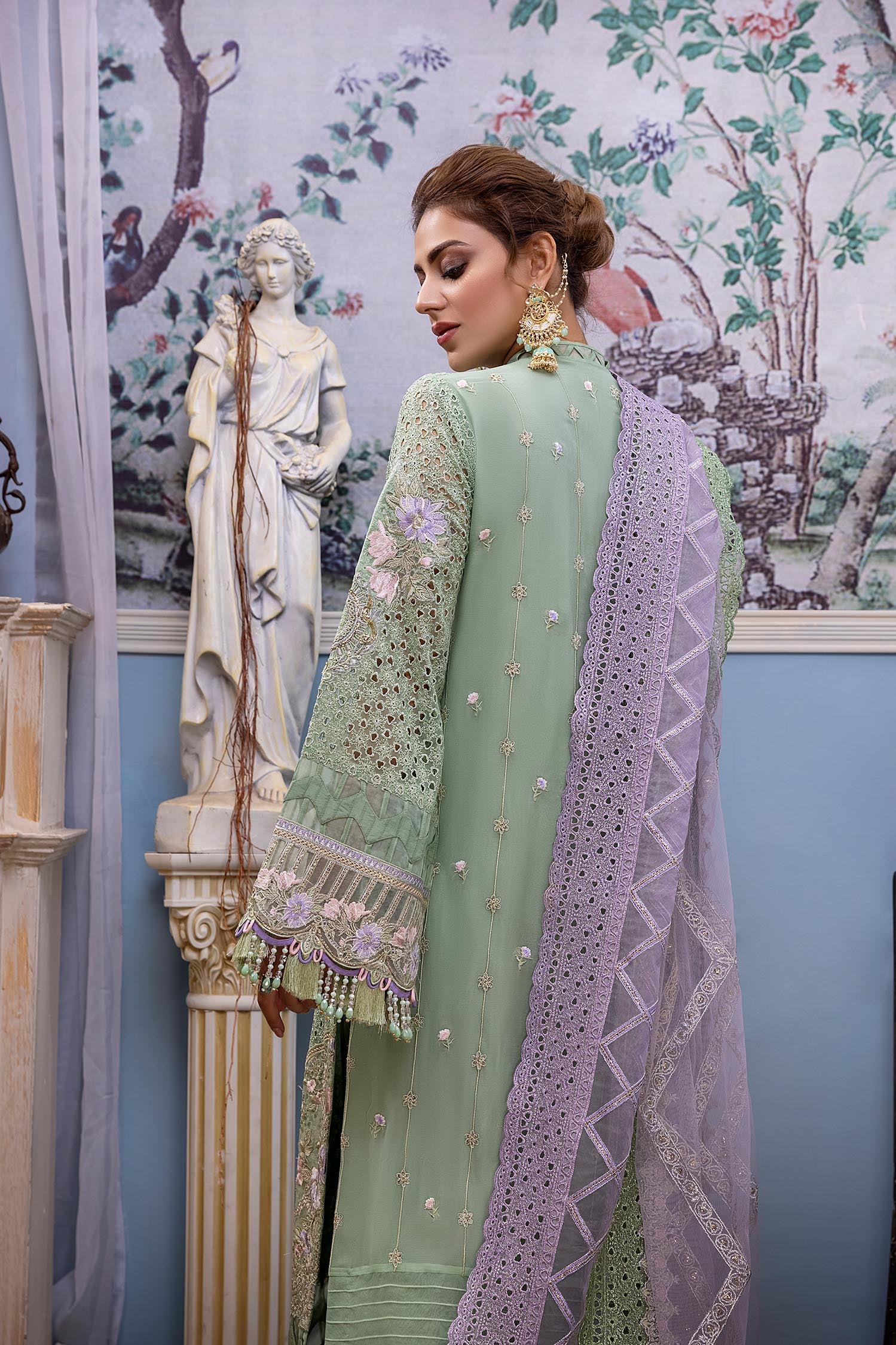 Aster Azure - Exclusive Chiffon - Image 2