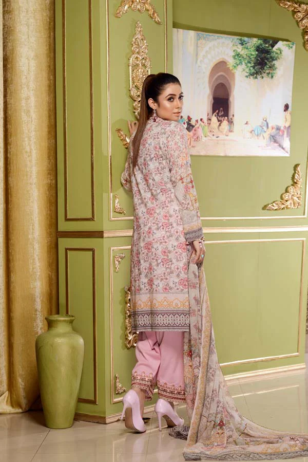 ASTILBE – DIGITAL EMBROIDERED LAWN 3 PIECE (UNSTITCH) - Image 2