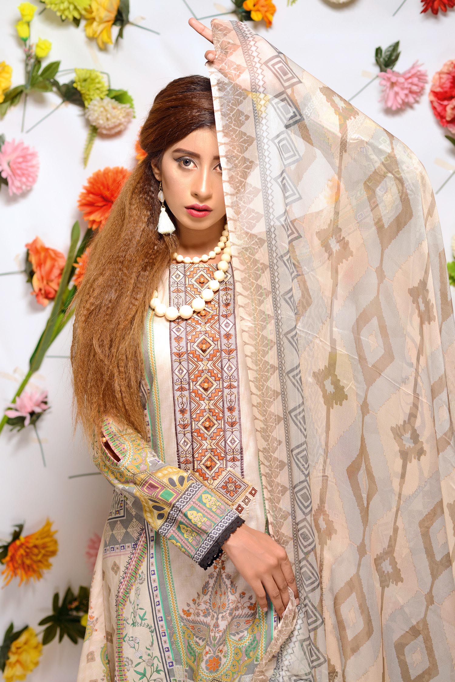 Averly - Digital Printed and Embroidered Lawn 3PC - Image 3