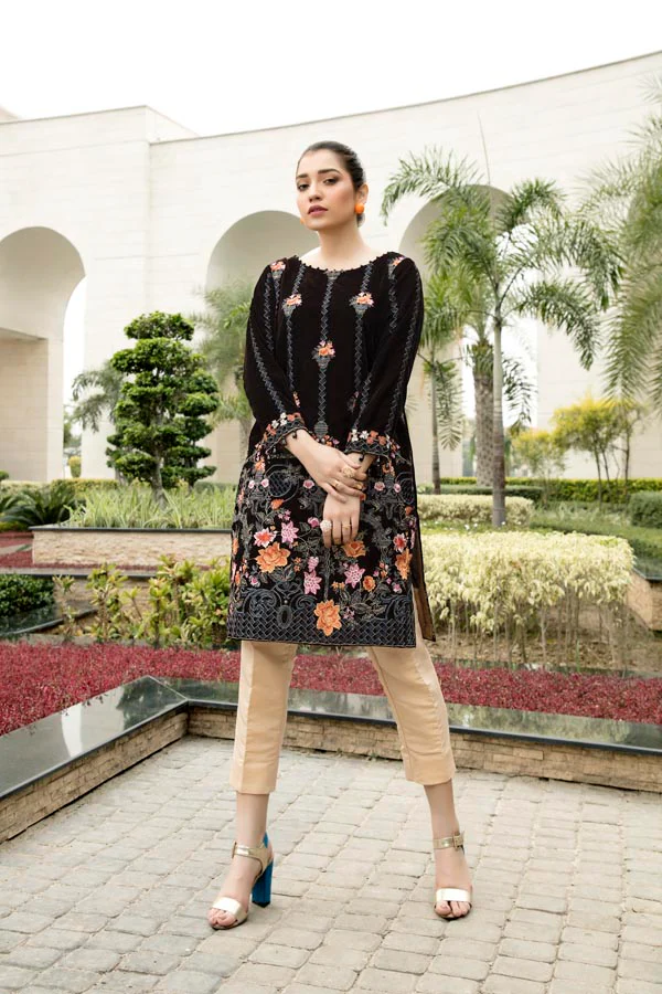 Beren - Embroidered Velvet Un-Stitched (2 Piece)