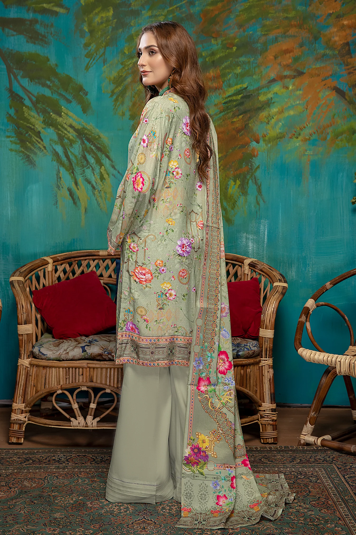 Beril - Digital Printed Linen - Image 2