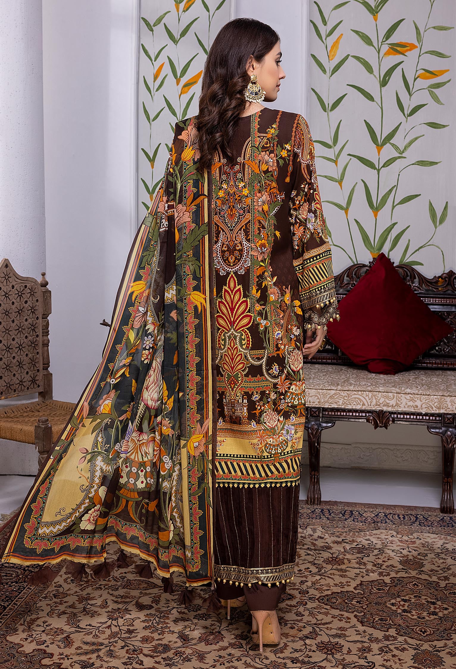 Bewrly - Embroidered Chikankari Lawn 3PC - Image 2