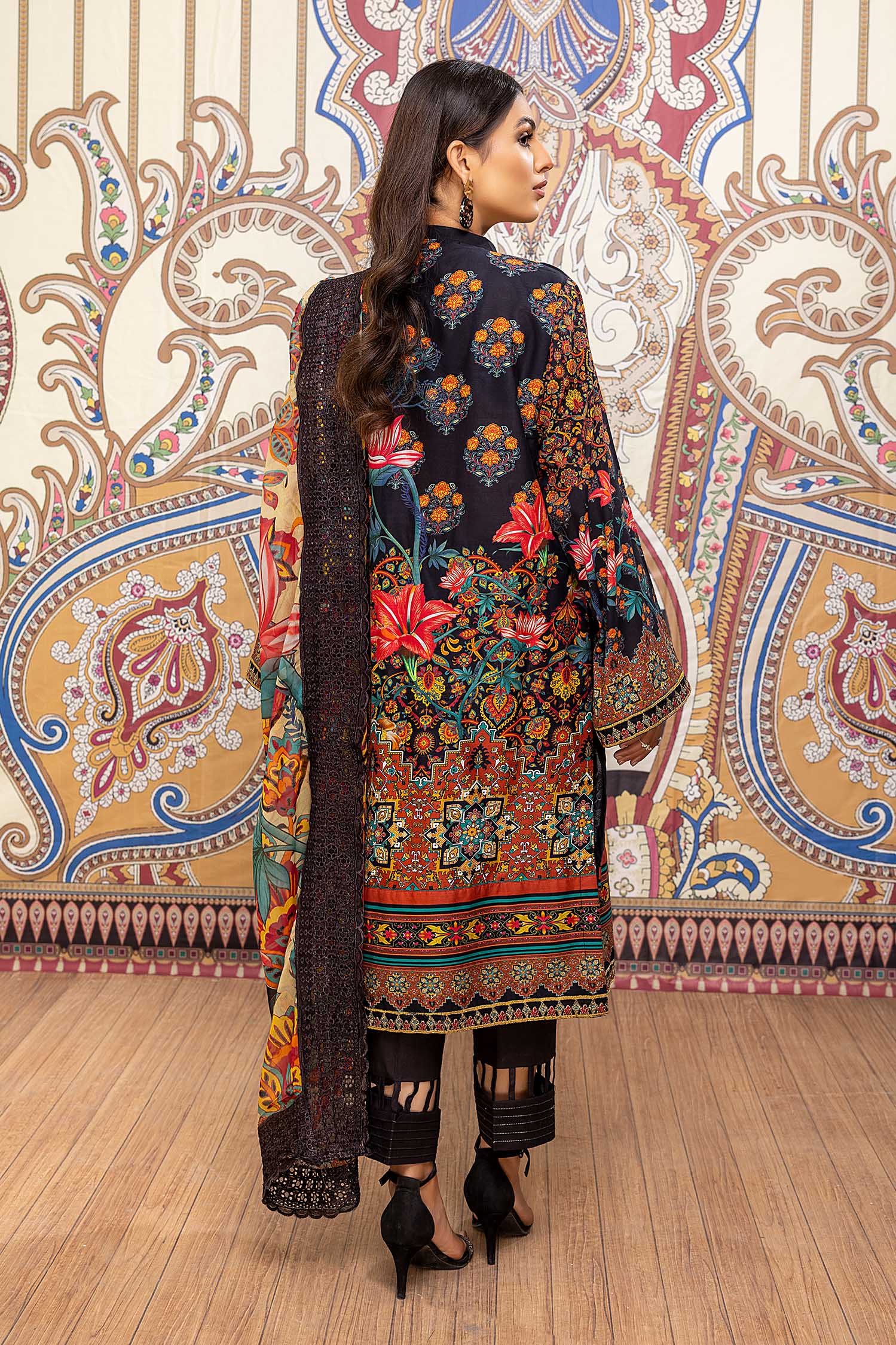 Bimry - Printed & Embroidered Lawn Pret 3PC - Image 2
