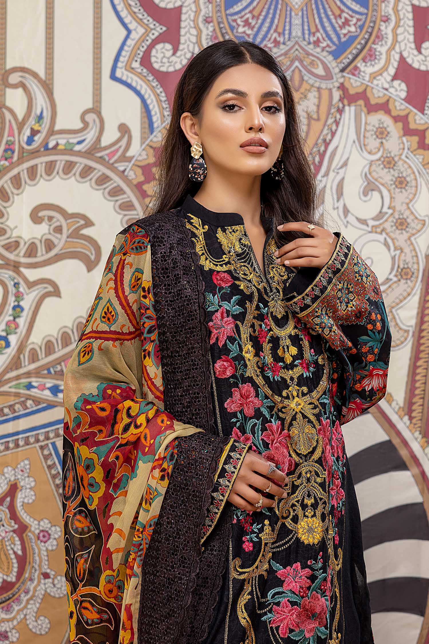 Bimry - Printed & Embroidered Lawn Pret 3PC - Image 3