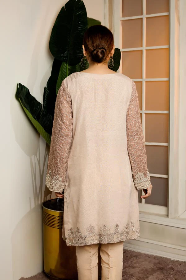 Bizarre - Hand Embellished Embroidered Organza Shirt - Image 3