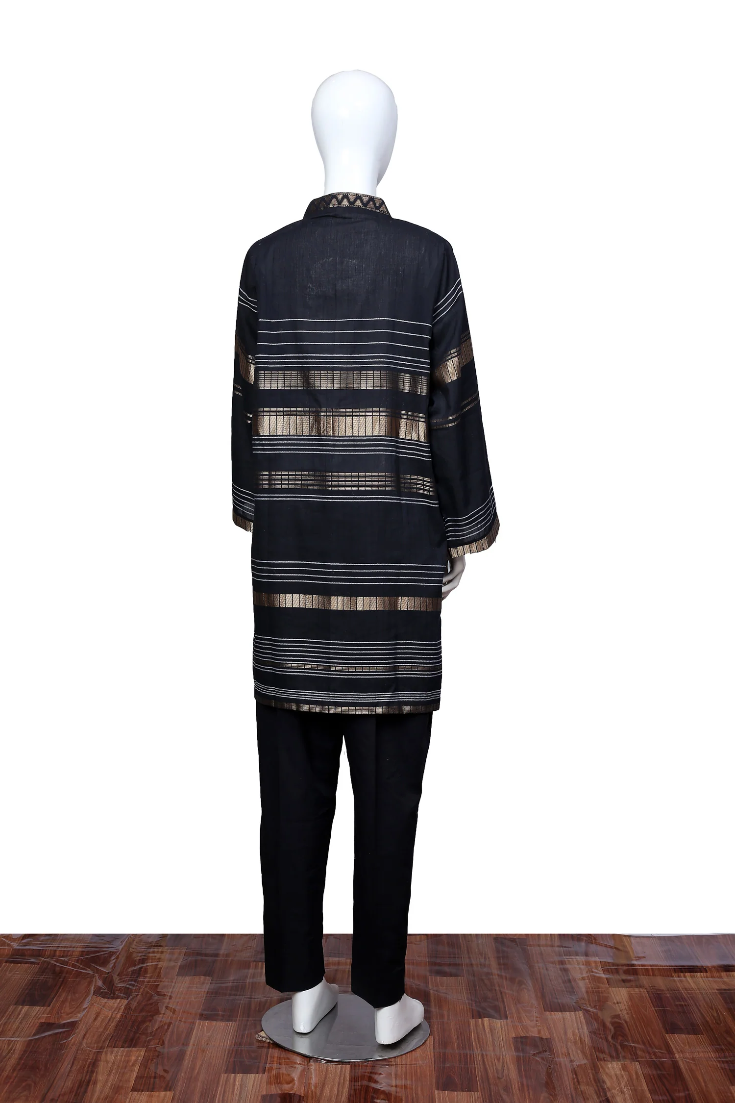 Black 01 - Ready To Wear Jacquard Shirt - Image 3