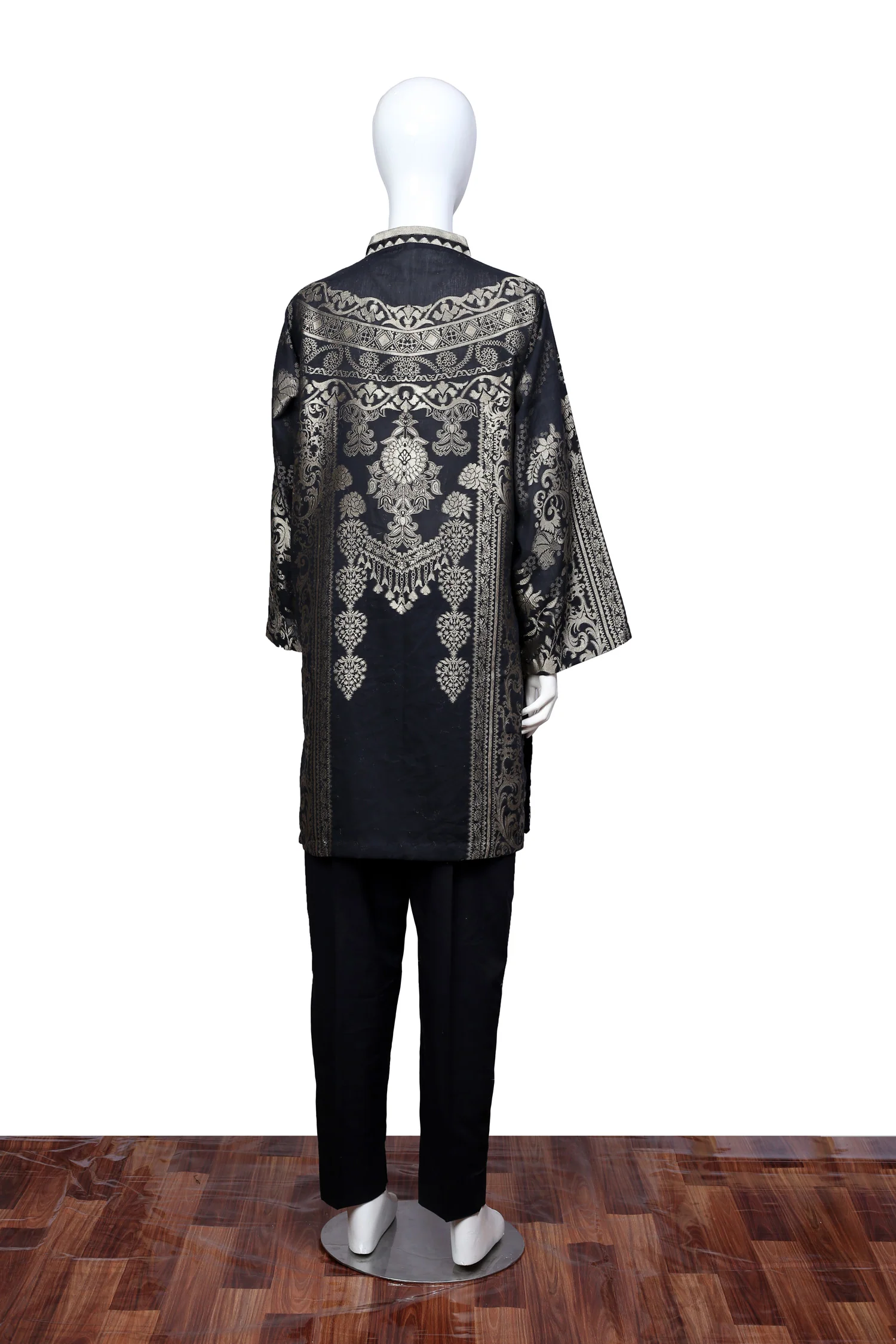 Black 04 - Ready To Wear Jacquard Shirt - Image 3