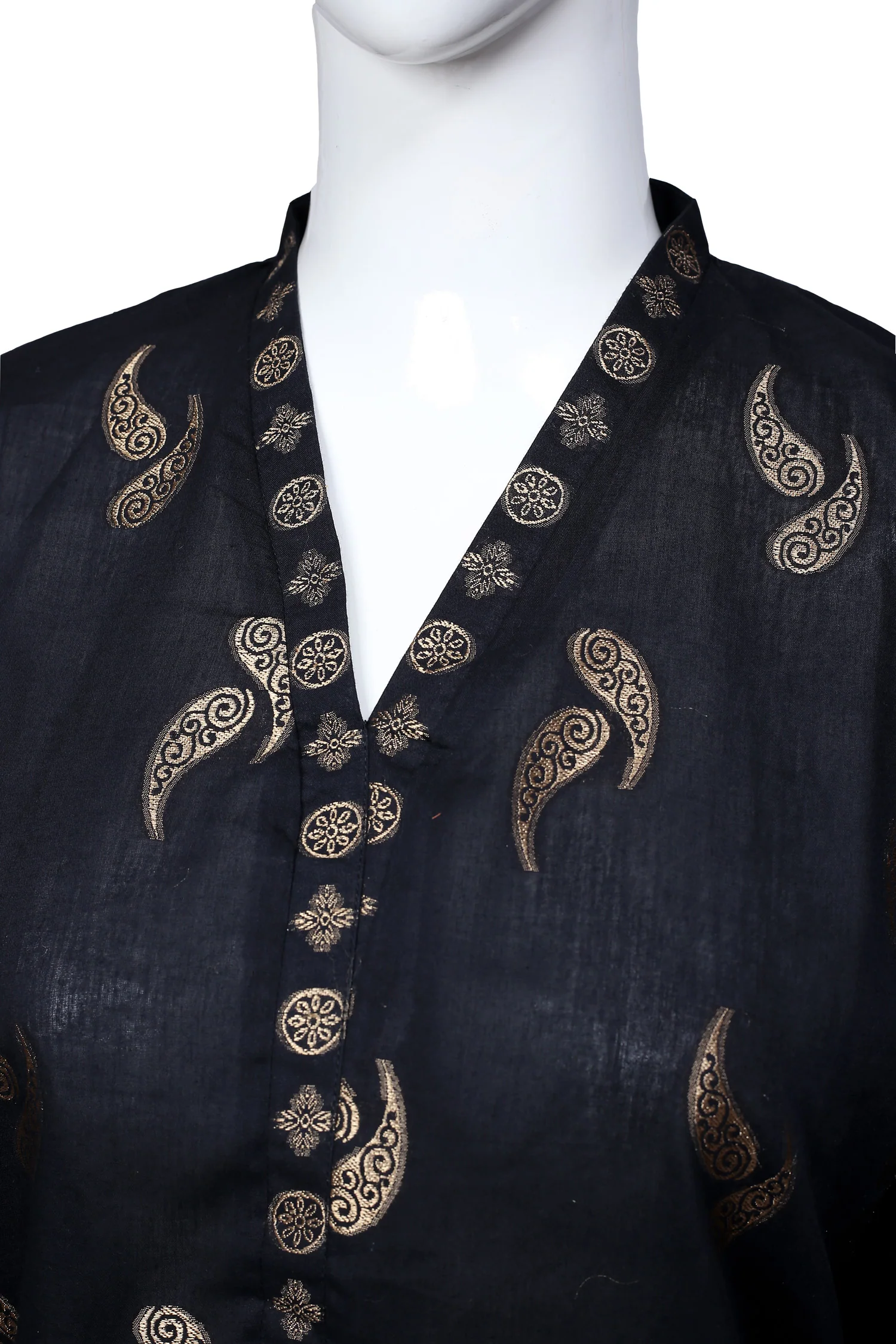 Black 07 - Ready To Wear Jacquard Shirt - Image 3