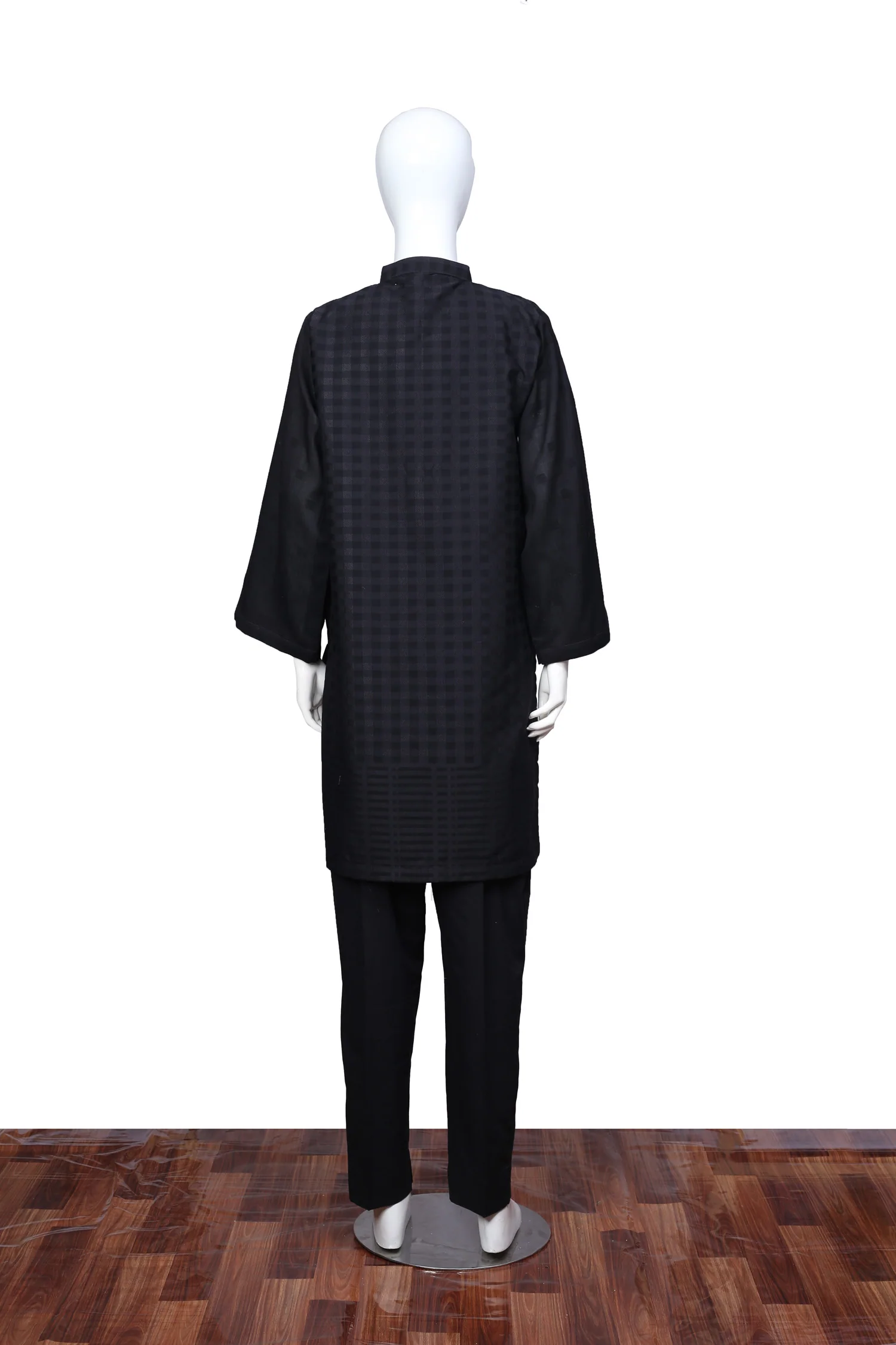Black 10 - Ready To Wear Jacquard Shirt - Image 2