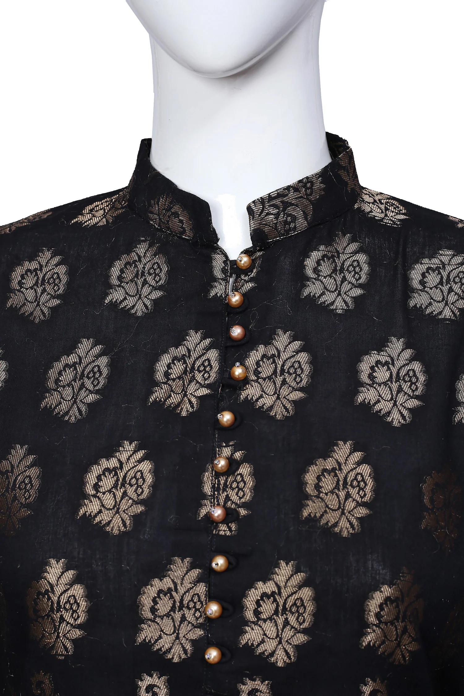Black 12 - Ready To Wear Jacquard Shirt - Image 3