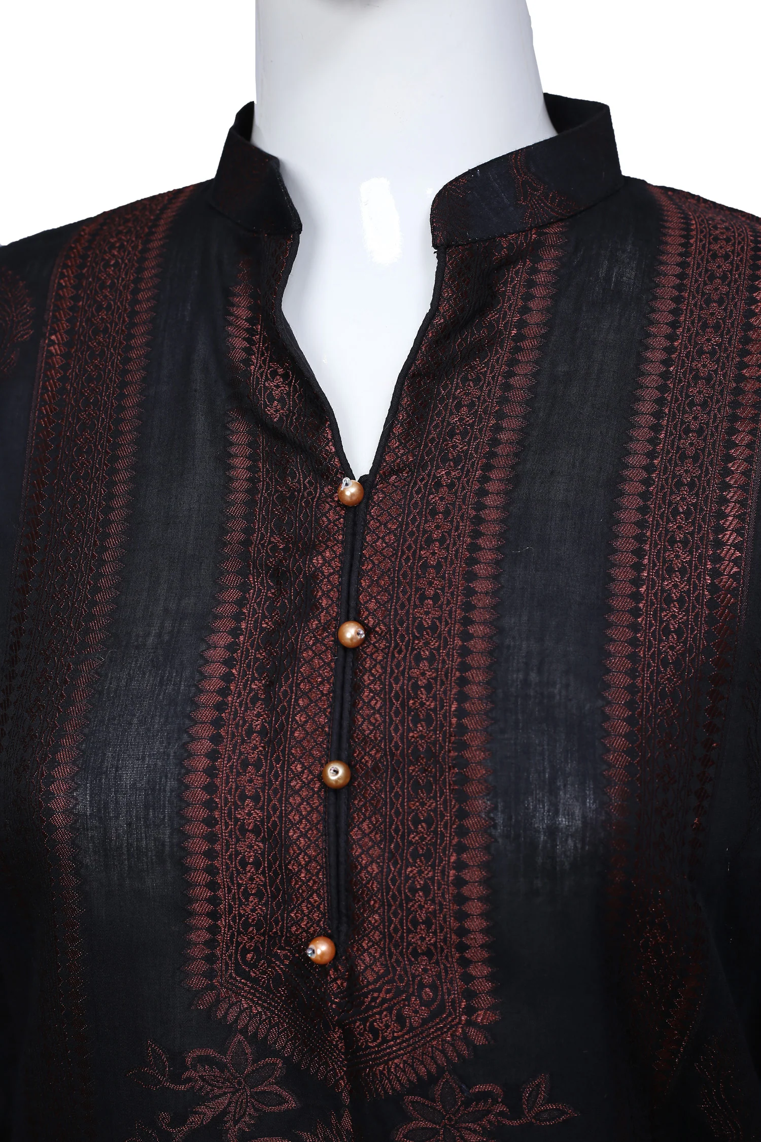 Black 13 - Ready To Wear Jacquard Shirt - Image 3