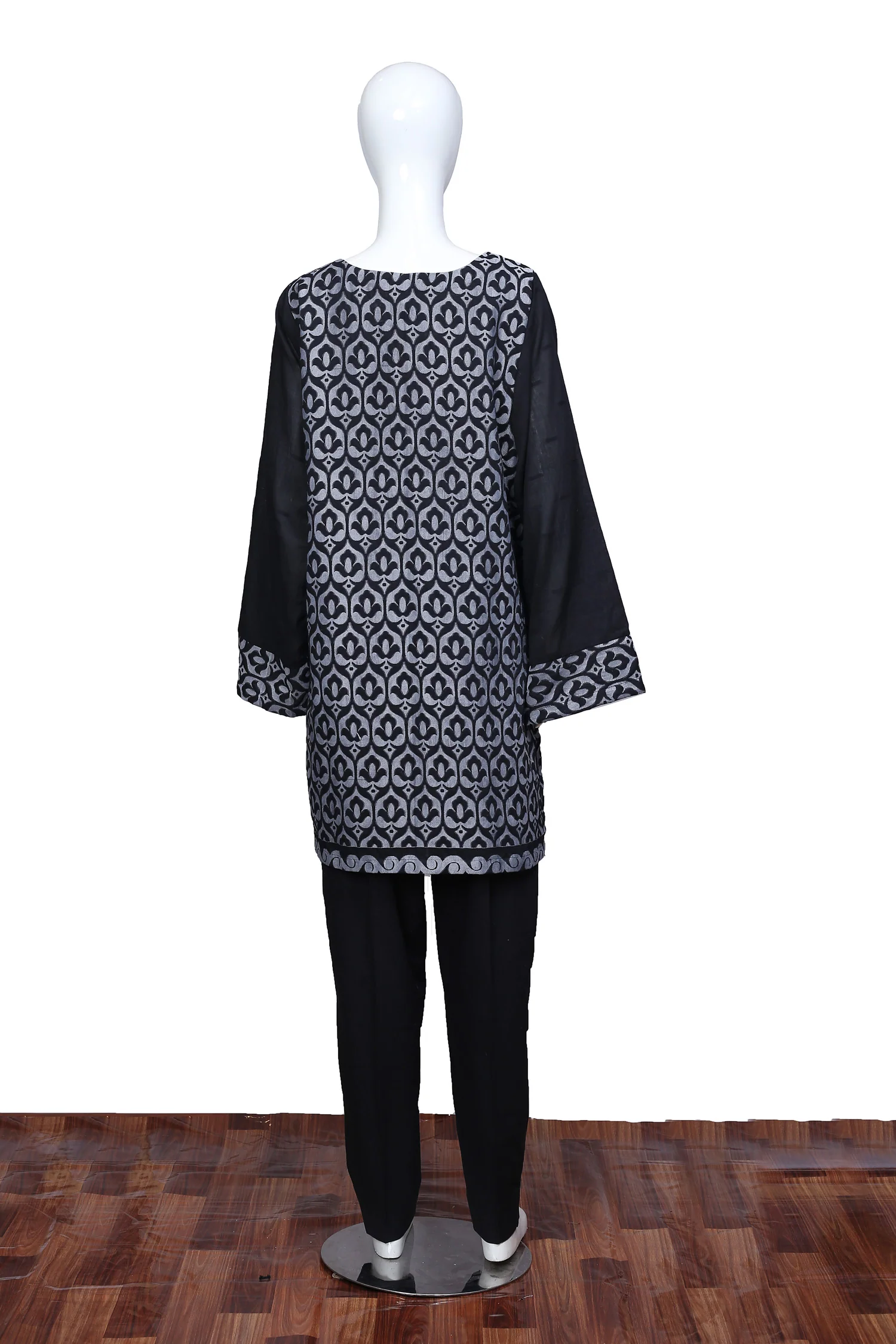 Black 14 - Ready To Wear Jacquard Shirt - Image 3