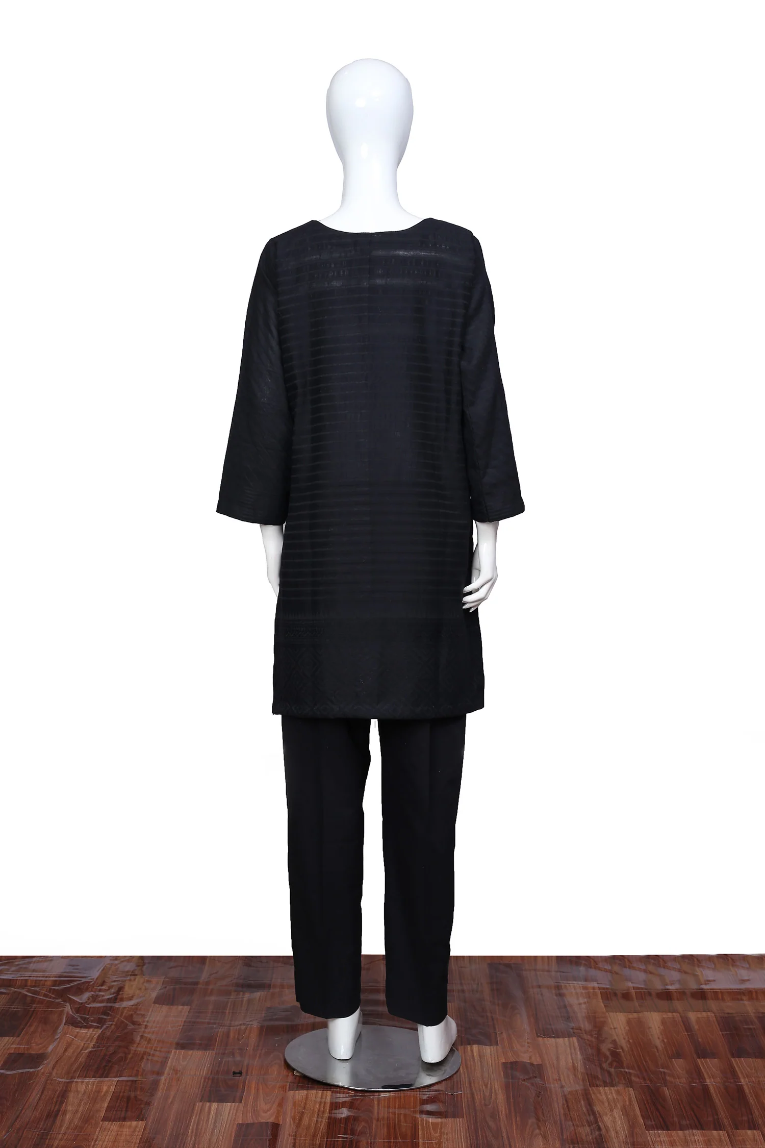 Black 15 - Ready To Wear Jacquard Shirt - Image 2