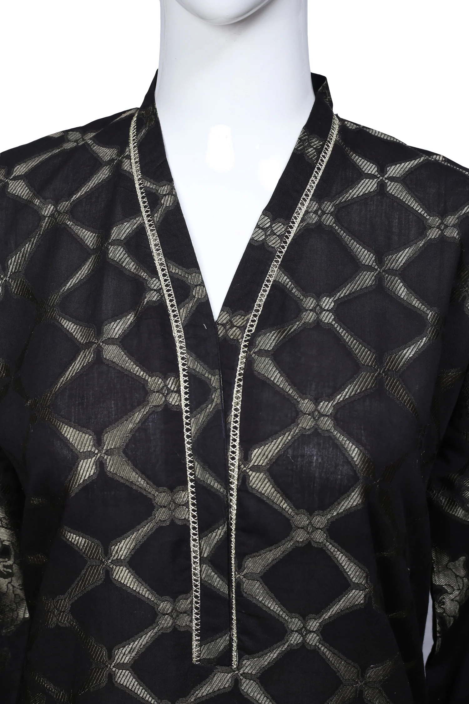 Black 16 - Ready To Wear Jacquard Shirt - Image 2