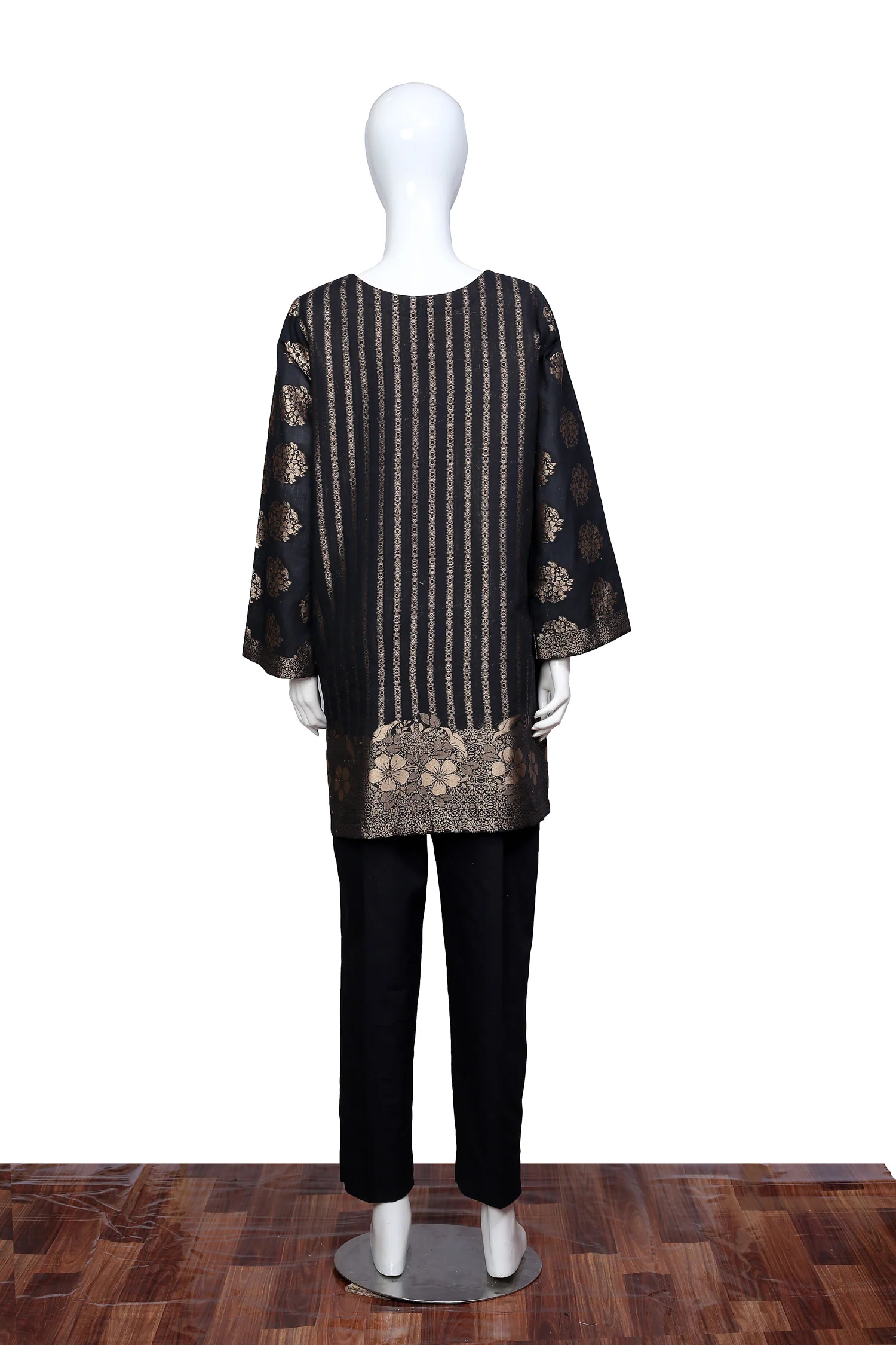 Black 18 - Ready To Wear Jacquard Shirt - Image 3