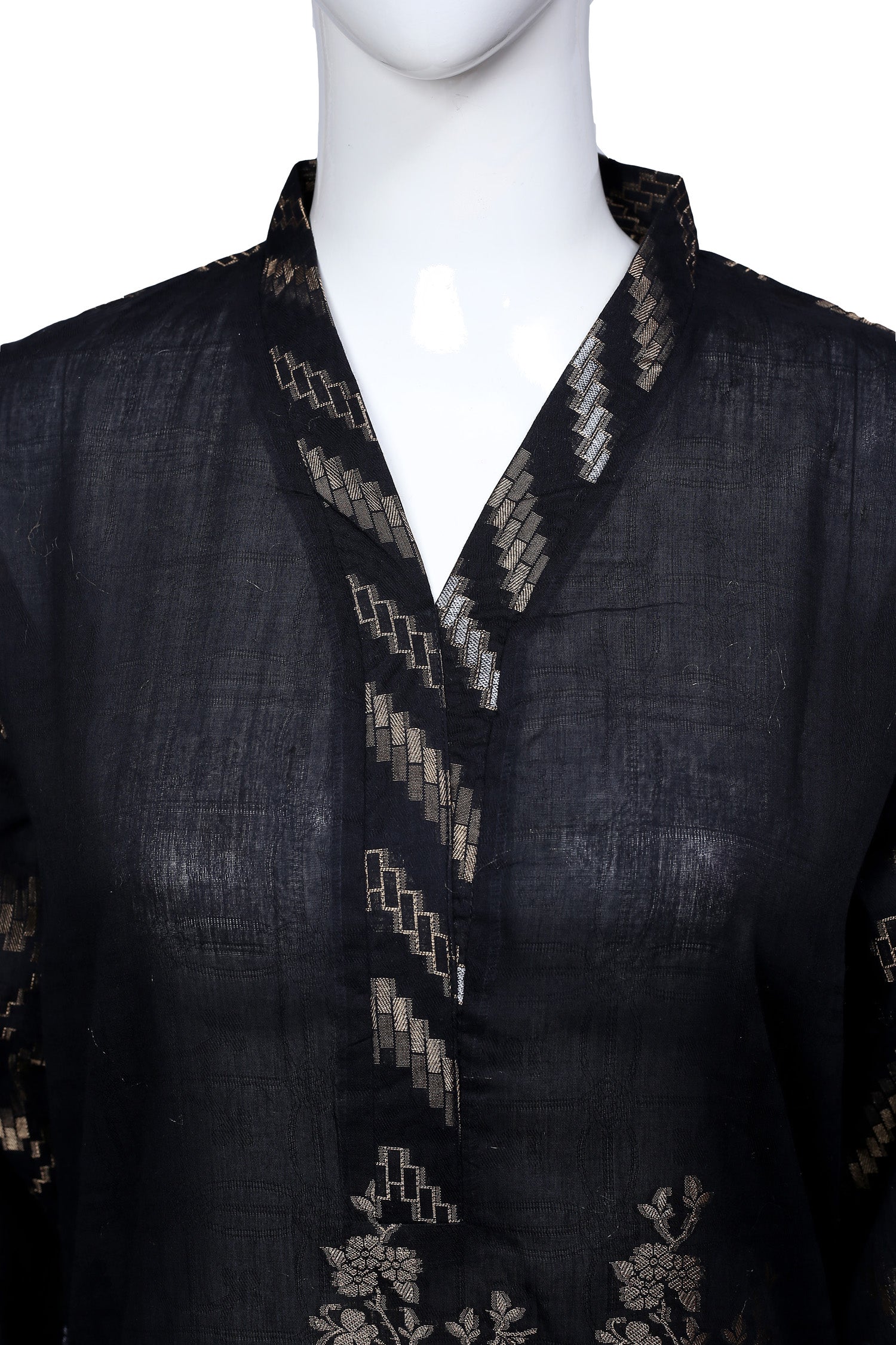 Black 20 - Ready To Wear Jacquard Shirt - Image 2