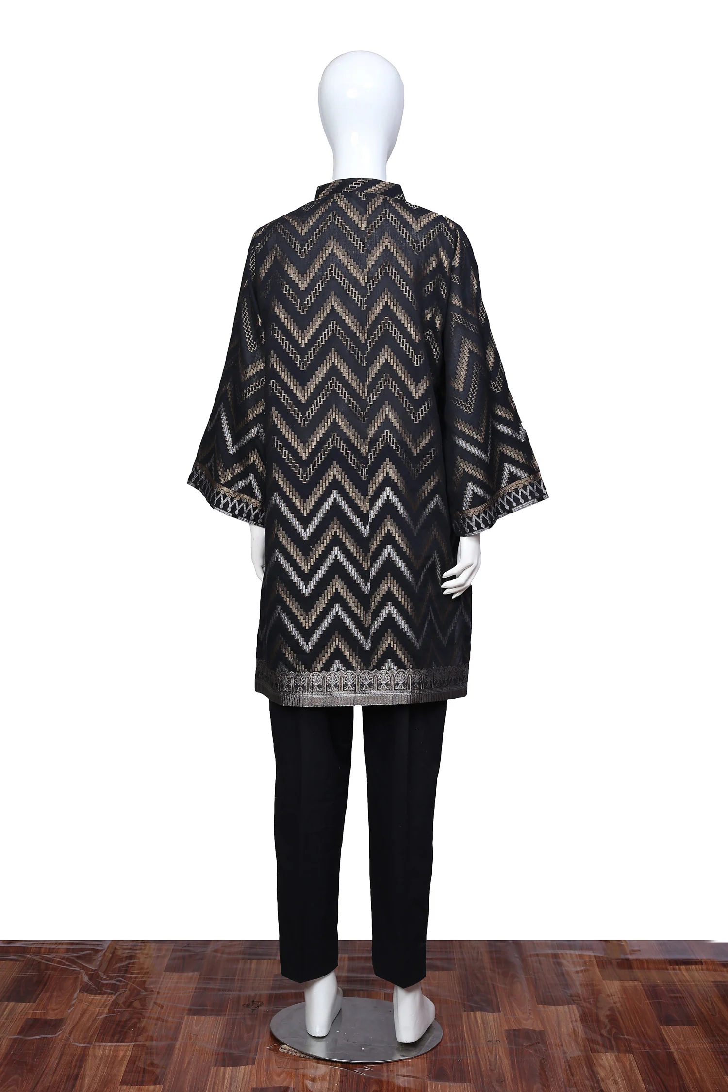 Black 20 - Ready To Wear Jacquard Shirt - Image 3