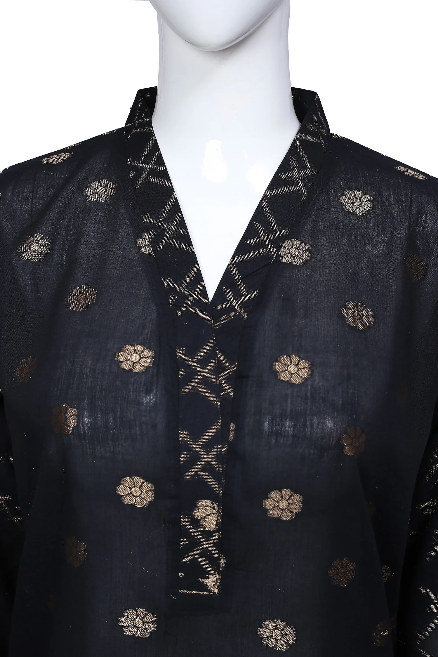 Black 24 - Ready To Wear Jacquard Shirt - Image 2