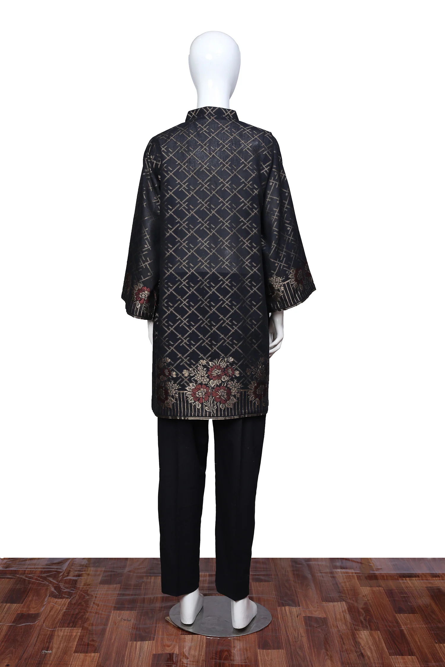 Black 24 - Ready To Wear Jacquard Shirt - Image 3