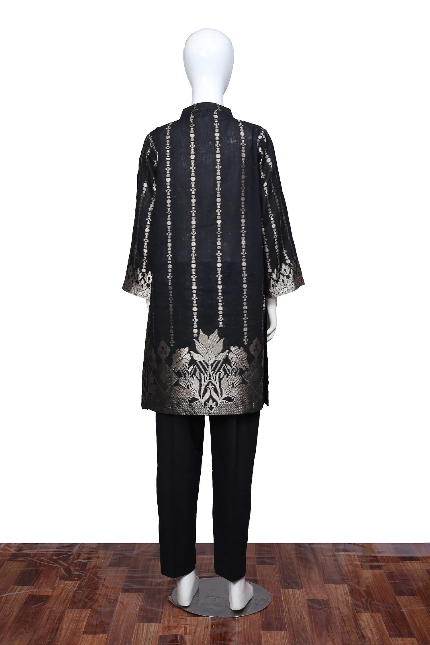 Black 26 - Ready To Wear Jacquard Shirt - Image 3