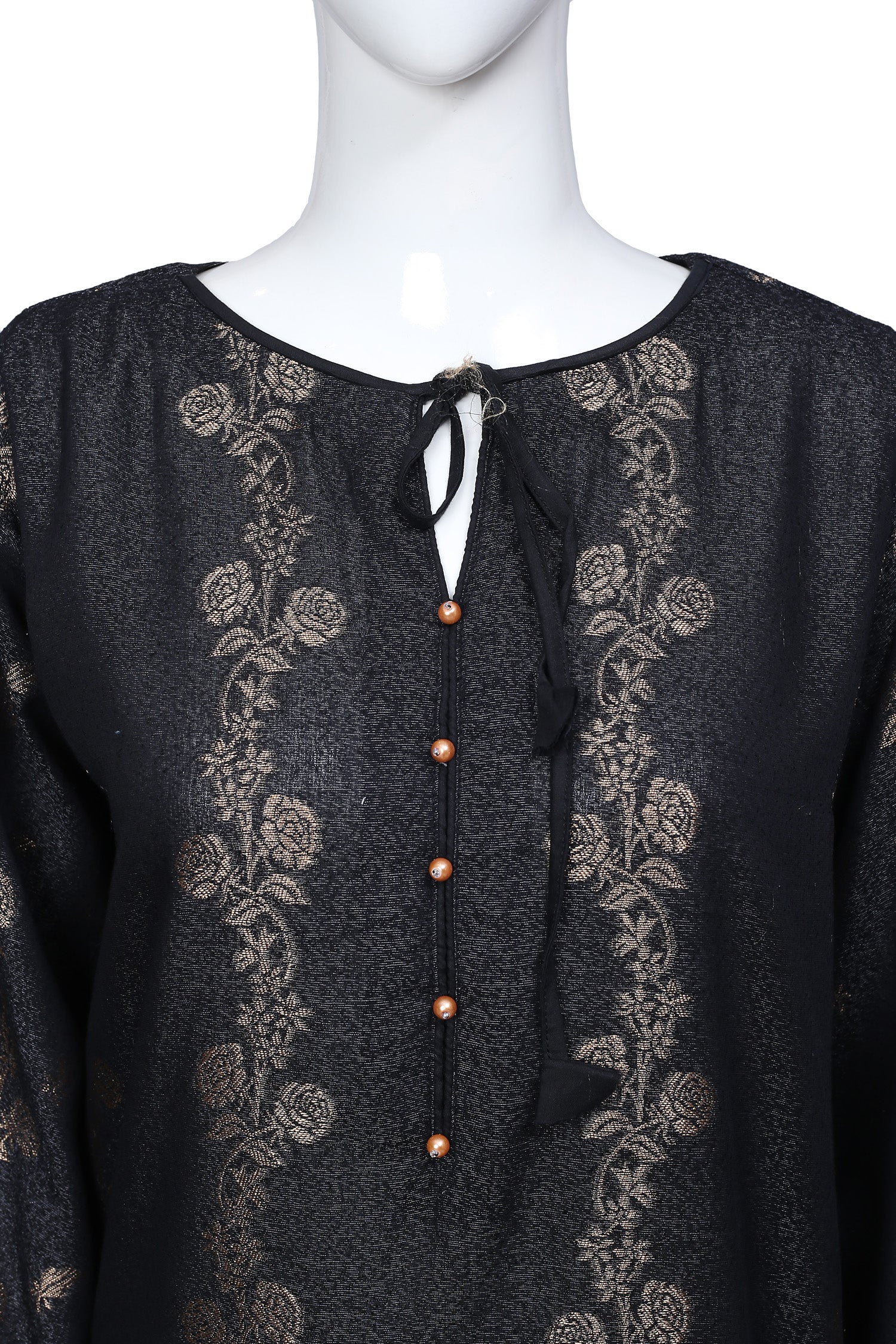 Black 28 - Ready To Wear Jacquard Shirt - Image 2
