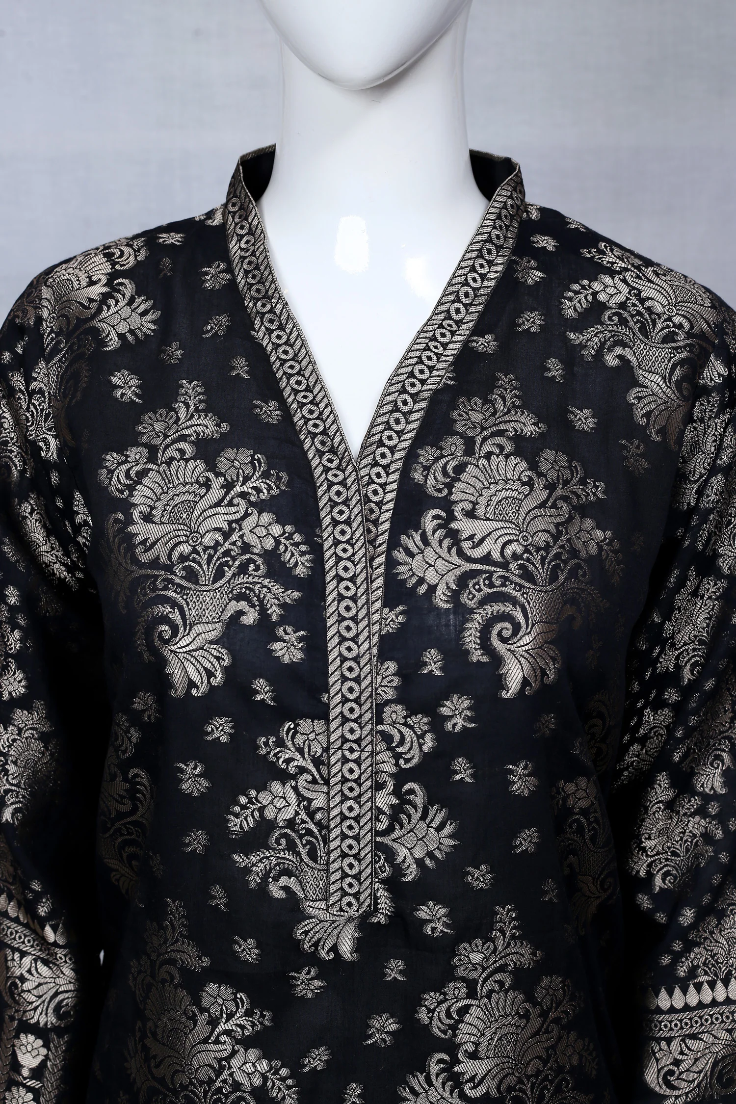 Black 30 - Ready To Wear Jacquard Shirt - Image 3