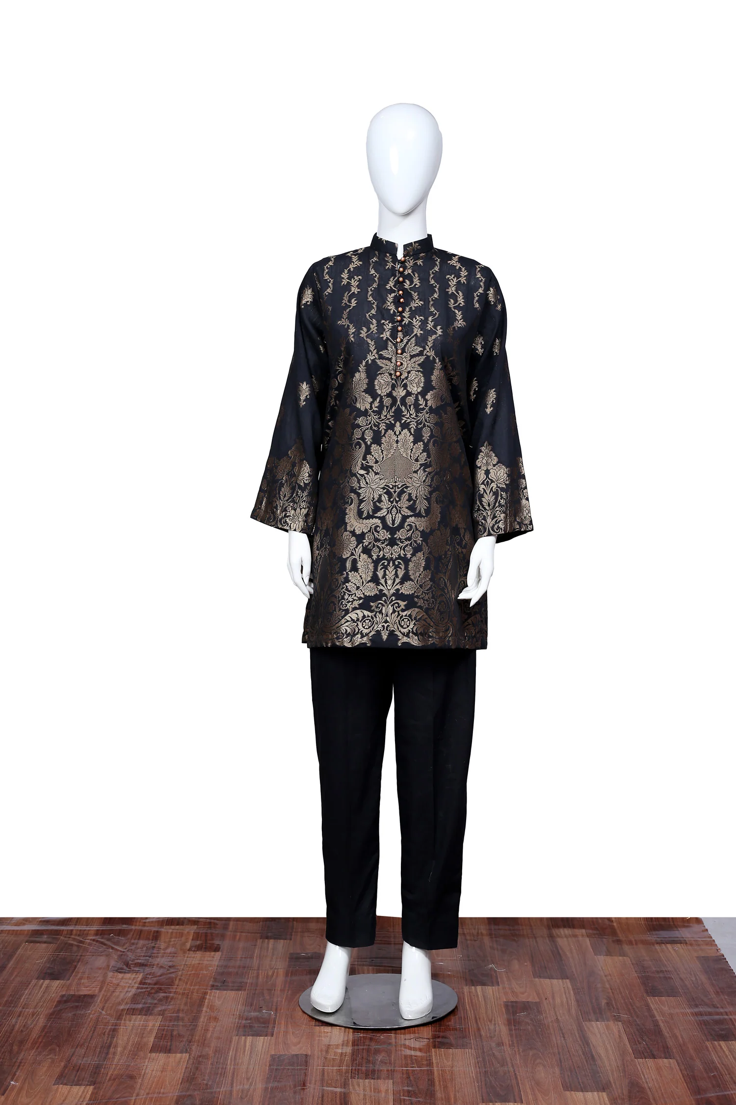 Black 33 - Ready To Wear Jacquard Shirt
