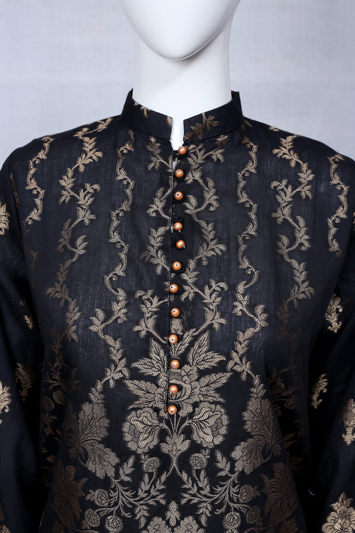 Black 33 - Ready To Wear Jacquard Shirt - Image 2