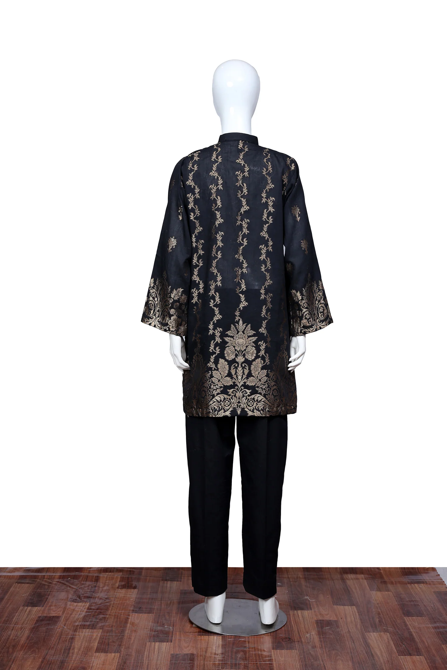 Black 33 - Ready To Wear Jacquard Shirt - Image 3