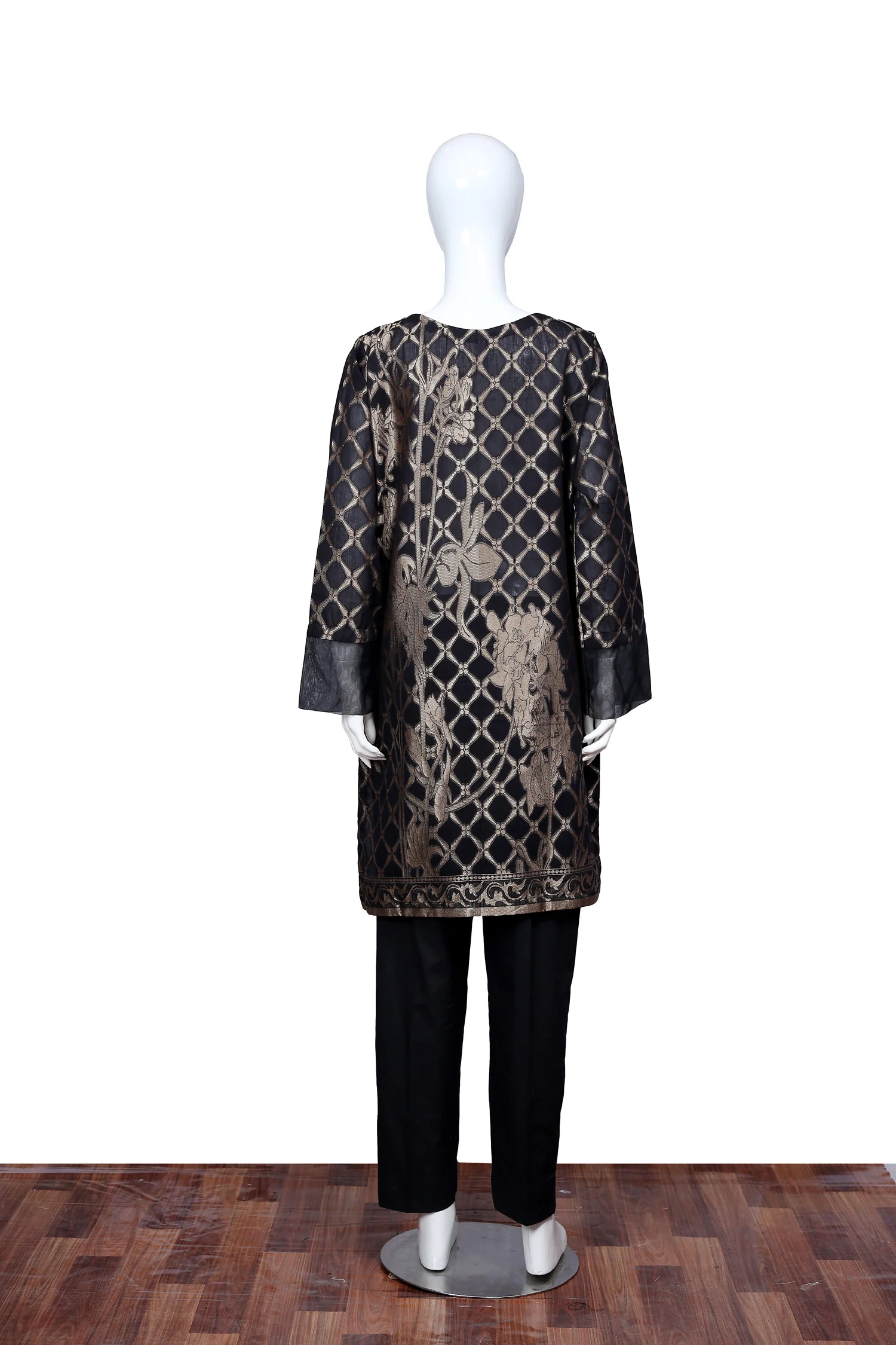 Black 35 - Ready To Wear Jacquard Shirt - Image 2