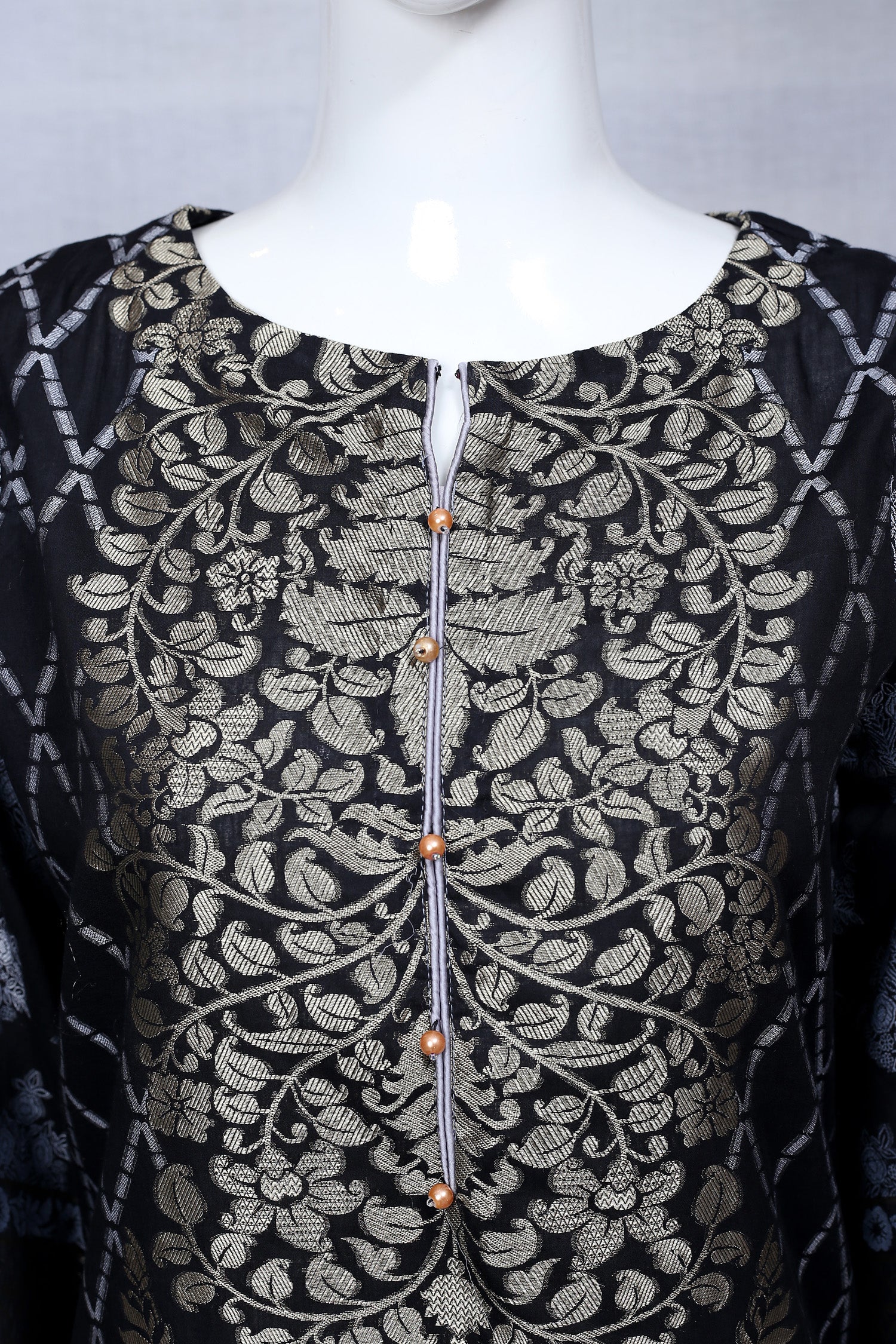 Black 36 - Ready To Wear Jacquard Shirt - Image 3