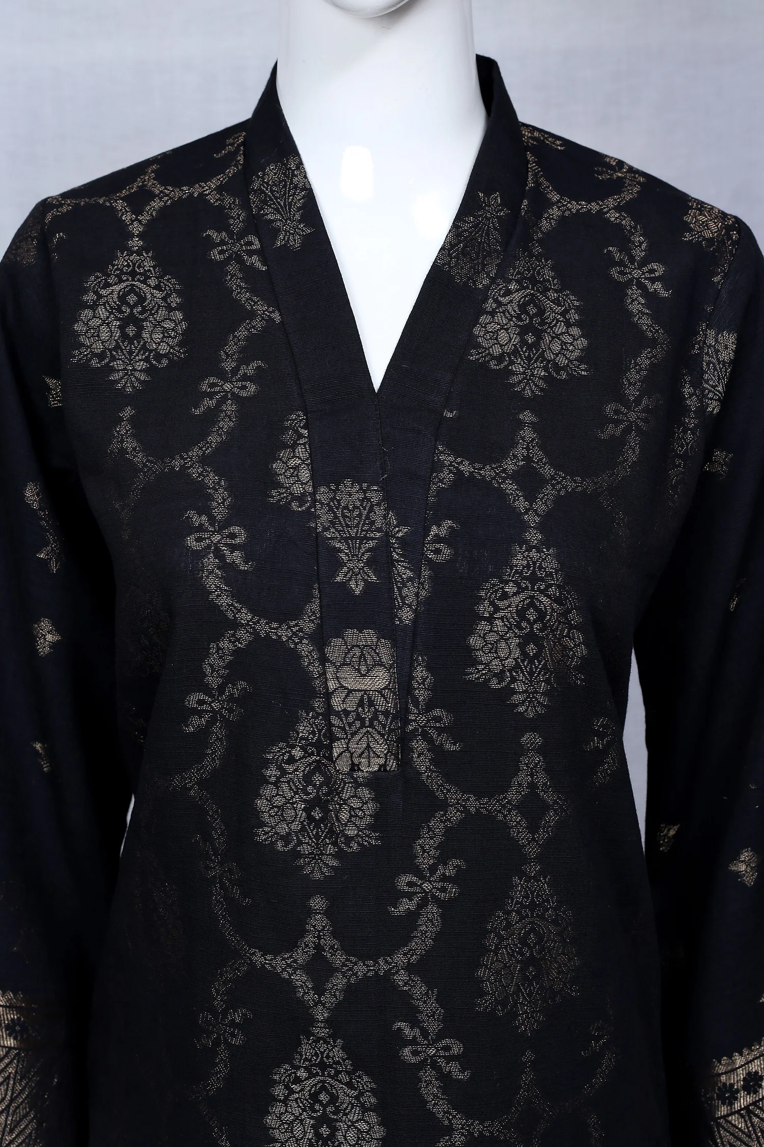 Black 39 - Ready To Wear Jacquard Shirt - Image 2