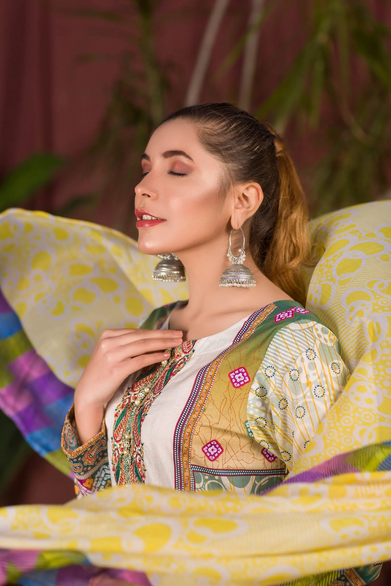 Blaire - Digital Printed & Embroidered Lawn 3PC - Image 4