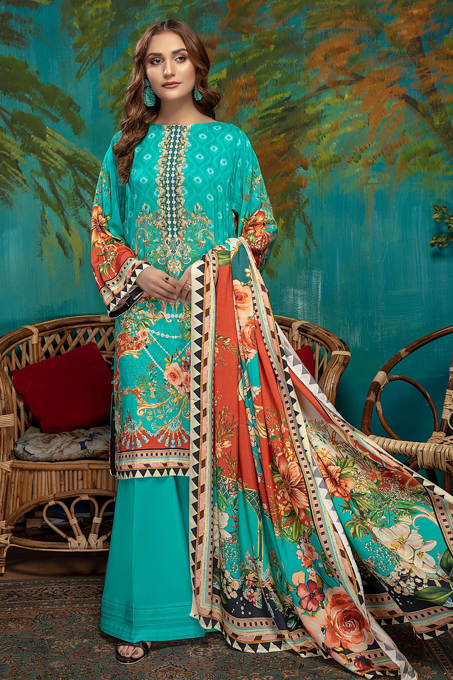 Blanche - Digital Printed Linen