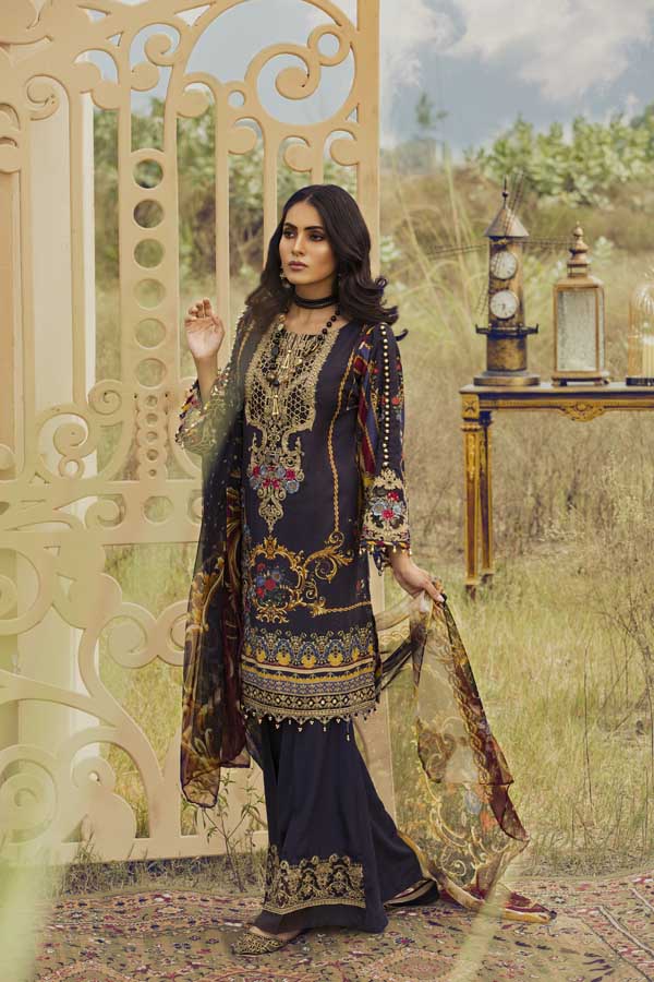 Blue Yond Infinity - Silk Karandi Festive Collection - Image 3