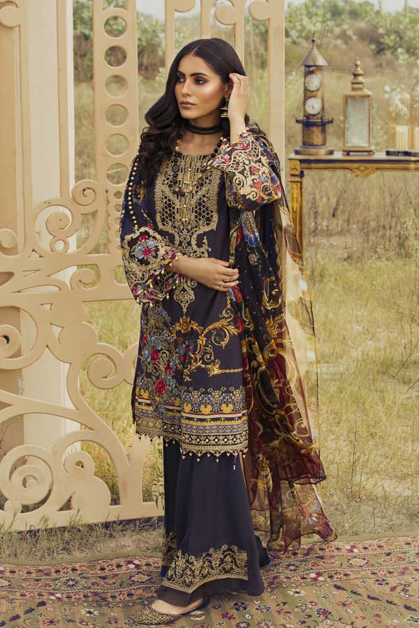Blue Yond Infinity - Silk Karandi Festive Collection - Image 5