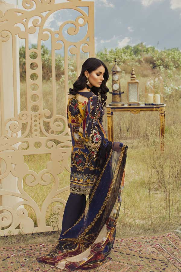 Blue Yond Infinity - Silk Karandi Festive Collection - Image 6