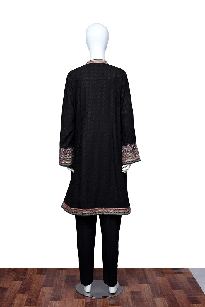 Bold - Viscose Chickankari Stitched Shirt - Image 2