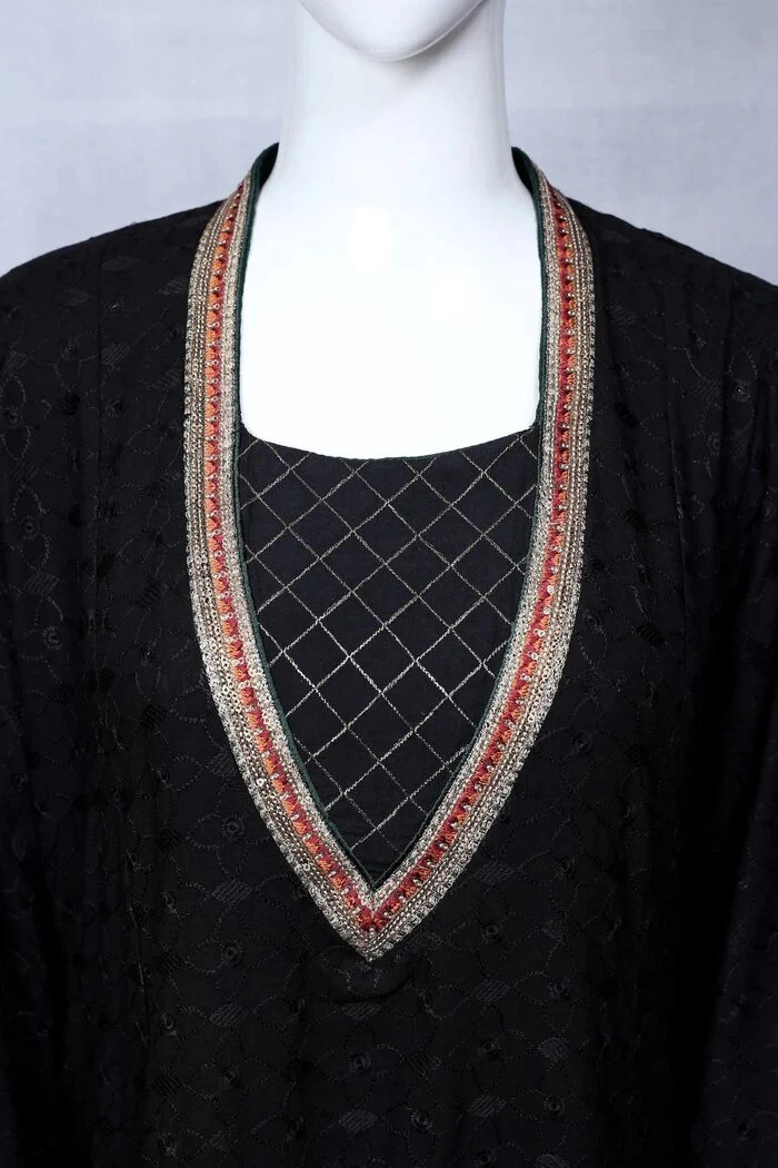 Bold - Viscose Chickankari Stitched Shirt - Image 3