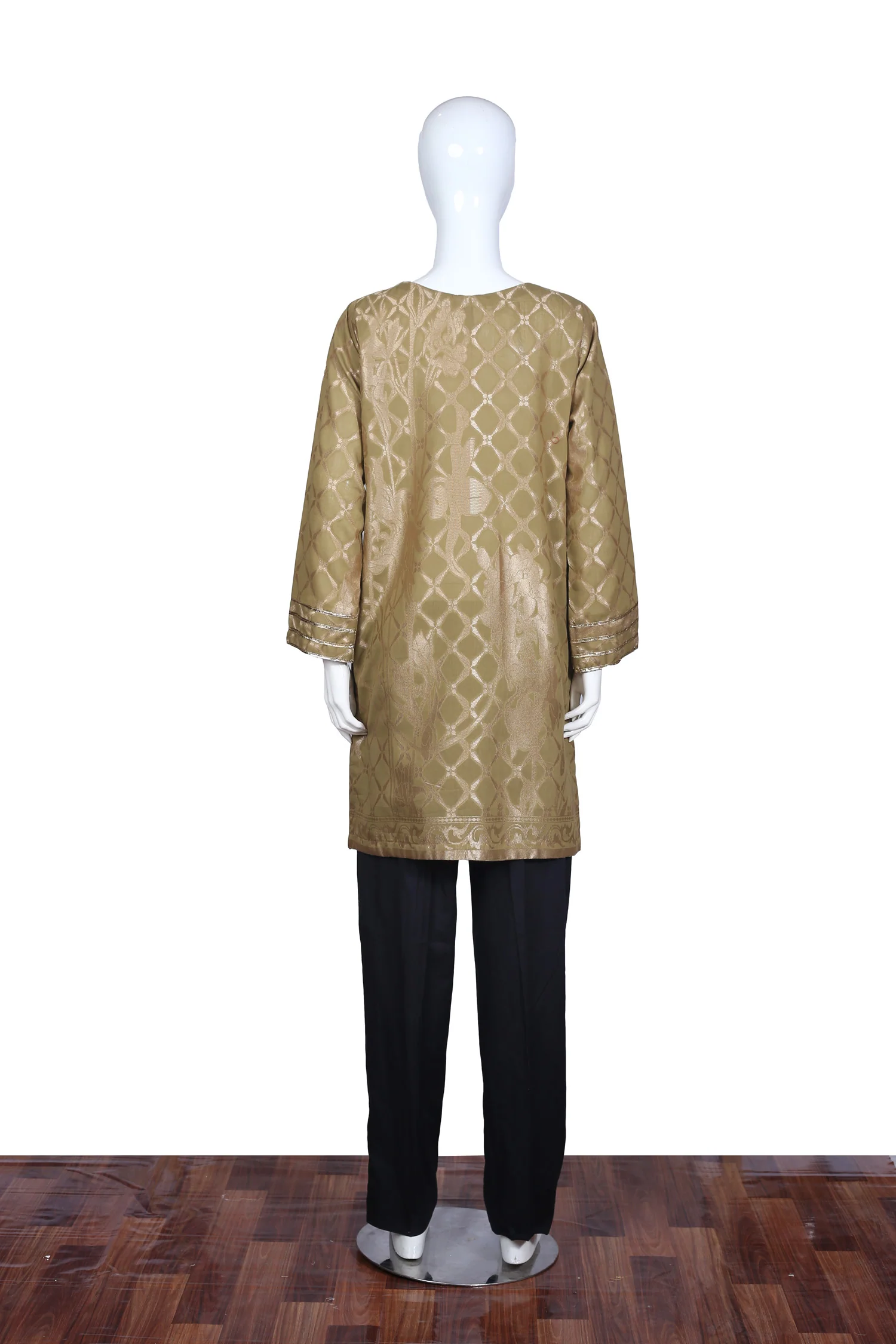 Brown 45 - Ready To Wear Jacquard Shirt - Image 3