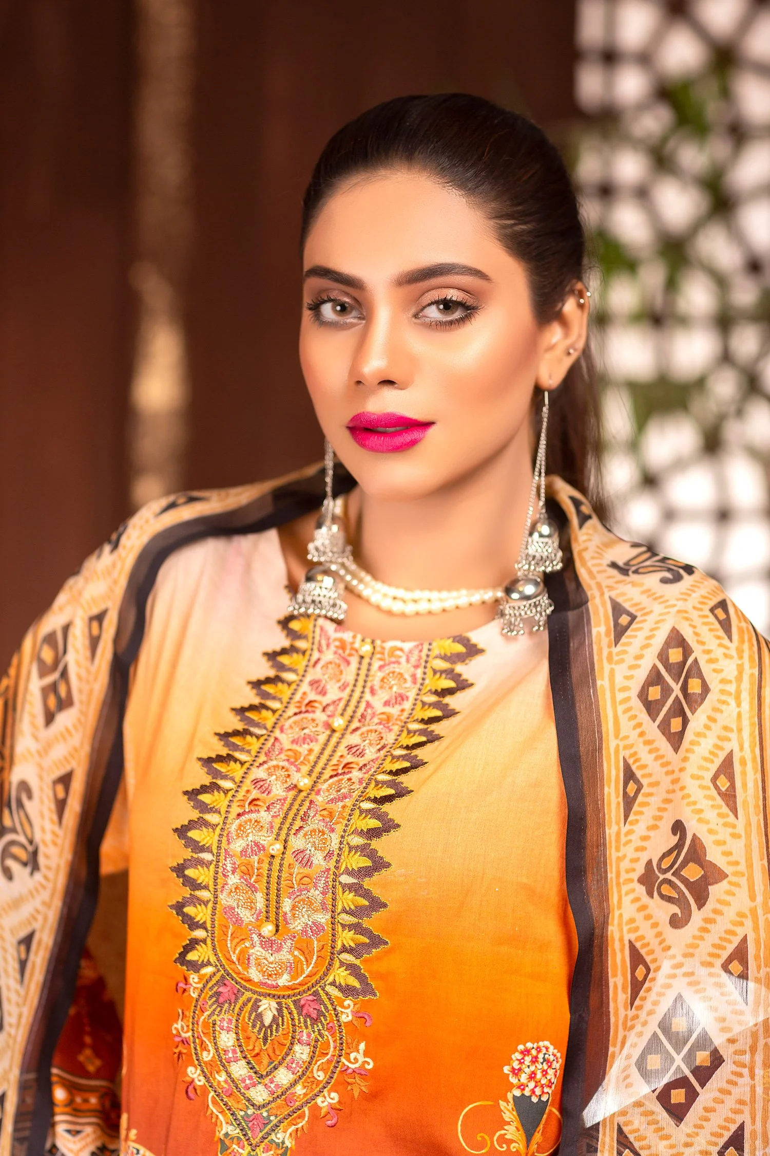 Burn Glow - Digital Printed & Embroidered Lawn Unstitch - Image 4